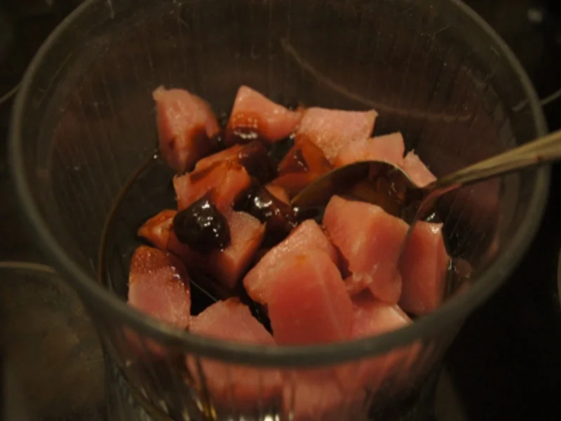 Putenbrustwürfel mit Gemüsestreifen - Rezept - Bild Nr. 5