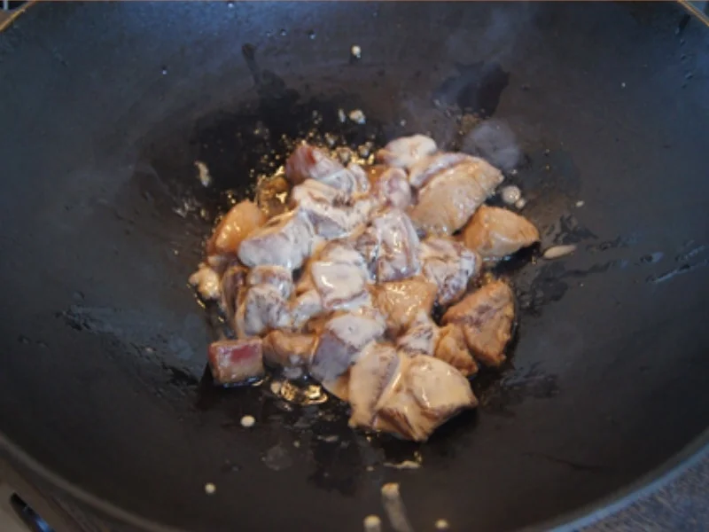 Putenbrustwürfel mit Gemüsestreifen - Rezept - Bild Nr. 7