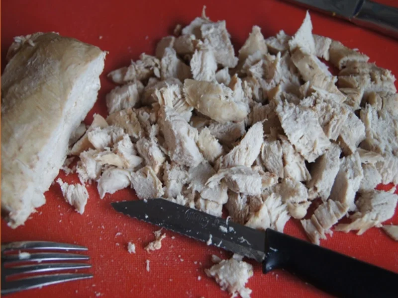 Hähnchenbrustfilet-Gemüse-Suppe mit Eierstich und Fadennudeln - Rezept - Bild Nr. 11