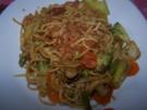 gebratene chinesische Nudeln mit Gemüse - Rezept