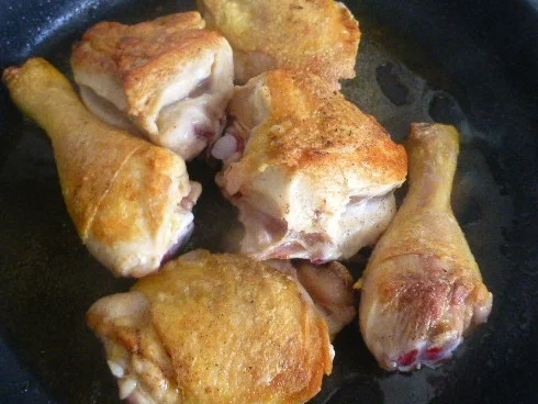 Geschmorte Bohnen mit Maishähnchen - Rezept - Bild Nr. 3