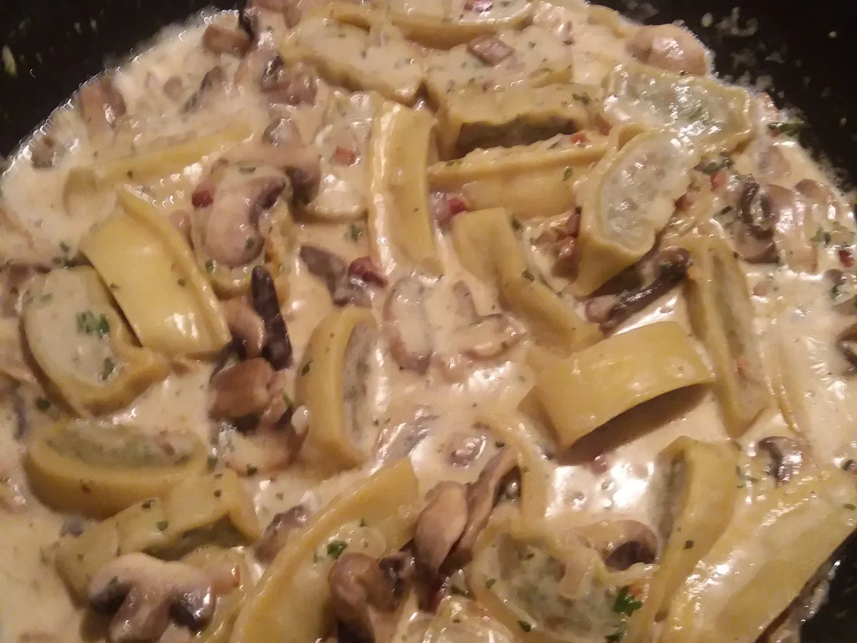 Maultaschen "Jäger Art" - Rezept - Bild Nr. 4