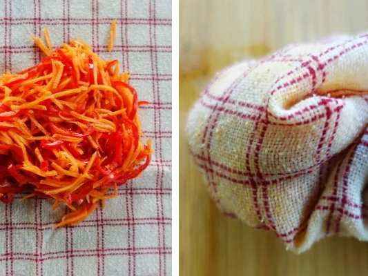 Rezept: Vegetarische Frühlingsrollen Bild Nr. 5 Vegetarische Frühlingsrollen - Rezept - Bild Nr. 5