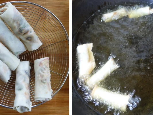 Rezept: Vegetarische Frühlingsrollen Bild Nr. 9 Vegetarische Frühlingsrollen - Rezept - Bild Nr. 9