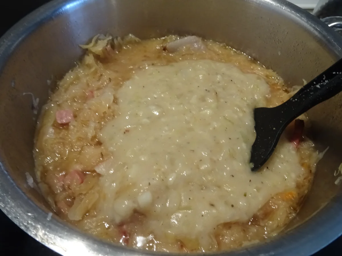 Kartoffelblattln mit Sauerkraut - Rezept - Bild Nr. 4