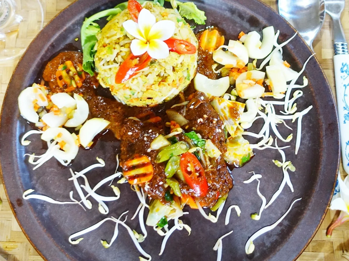 Bunter Reis mit Rindercurry ala Sriwidi - Rezept - Bild Nr. 2