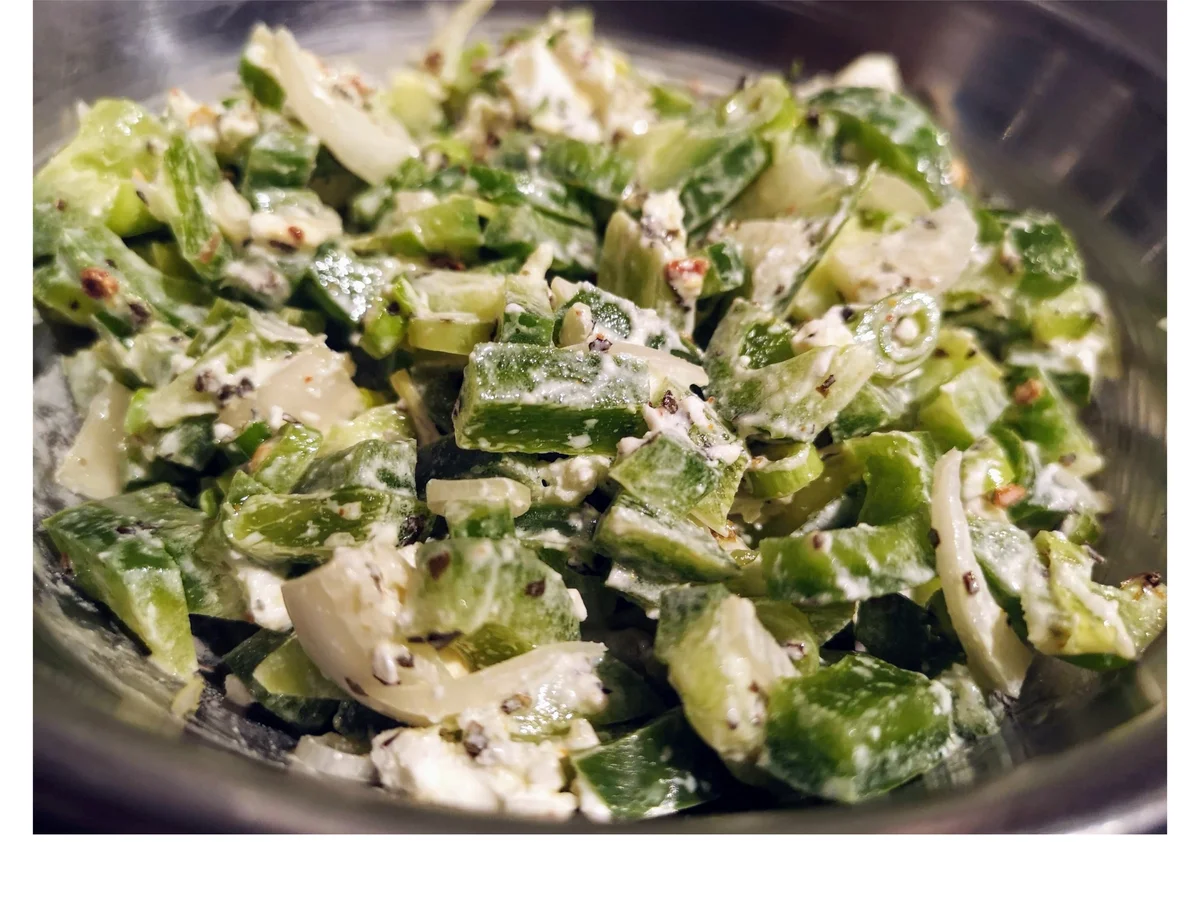 BiNe` S GRÜNER PAPRIKASALAT - Rezept - Bild Nr. 4