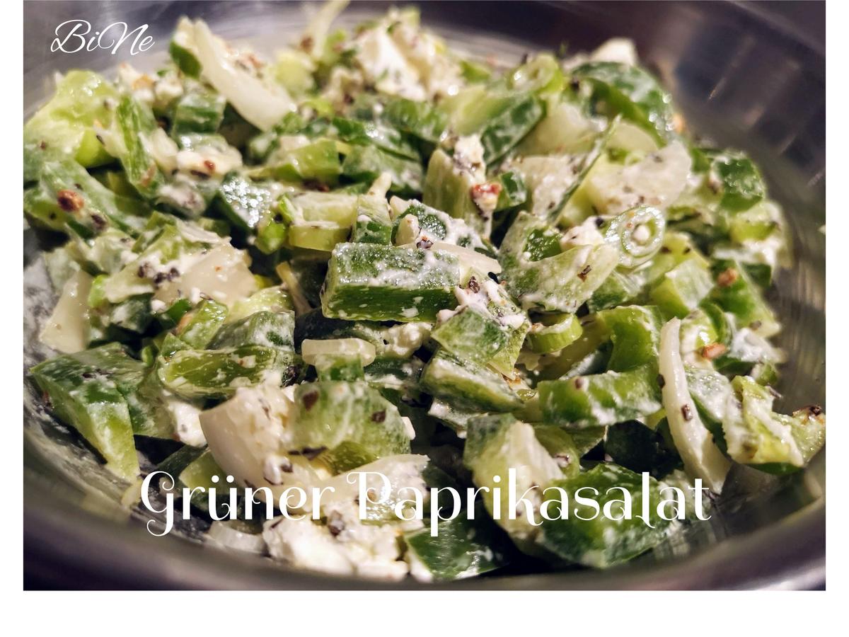 Bine S Gr Ner Paprikasalat Rezept Mit Bild Kochbar De