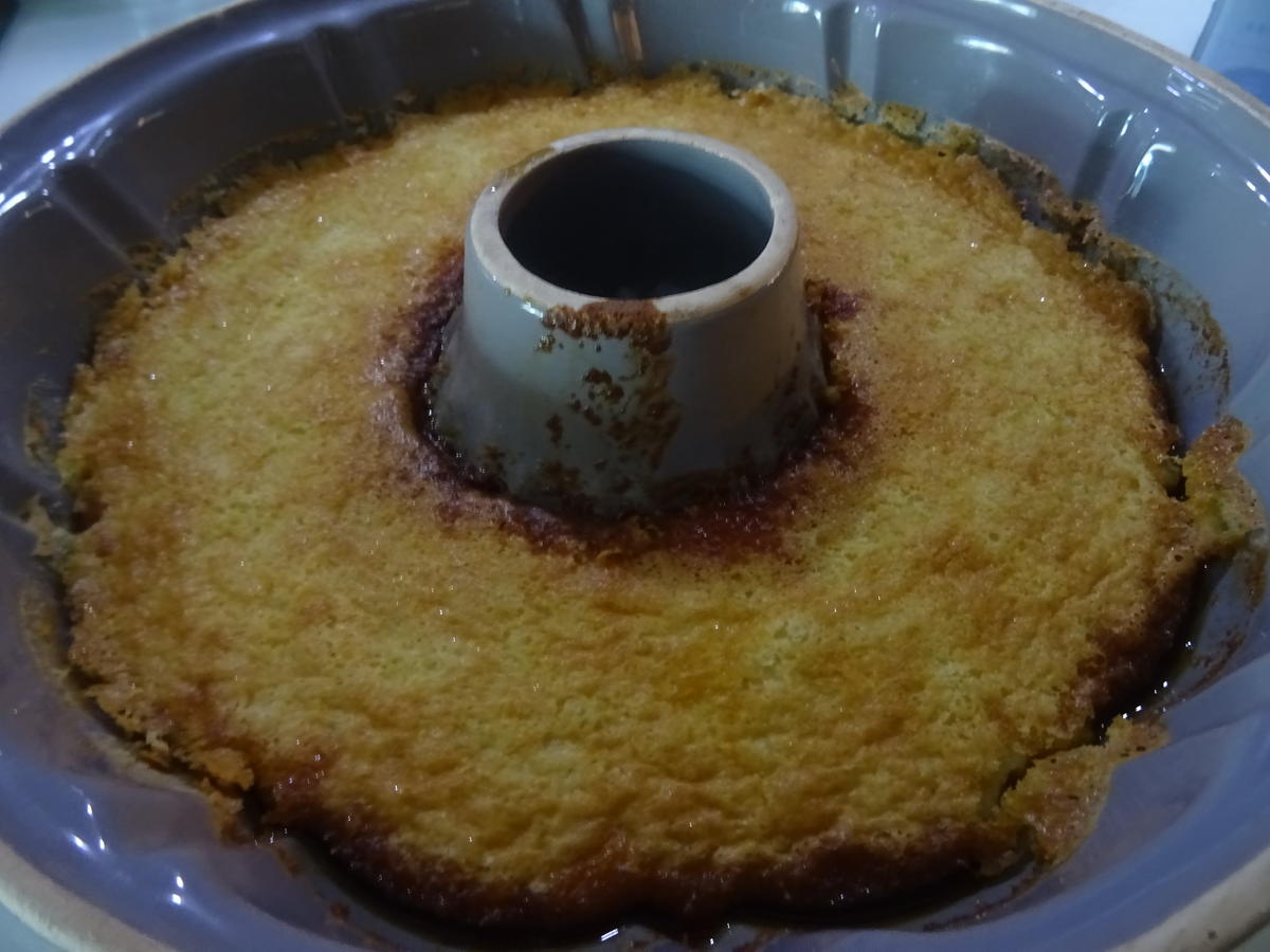 MandelKaramellPudding mit SchmandCreme Rezept kochbar.de