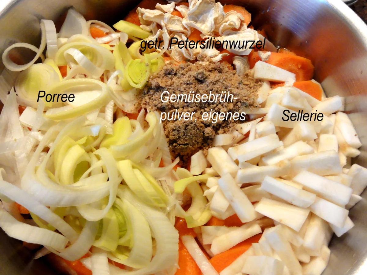 Rezept: Gemüse: MÖHREN (KAROTTEN) EINTOPF ohne Fleisch Bild Nr. 6 Gemüse: MÖHREN (KAROTTEN) EINTOPF ohne Fleisch - Rezept - Bild Nr. 6