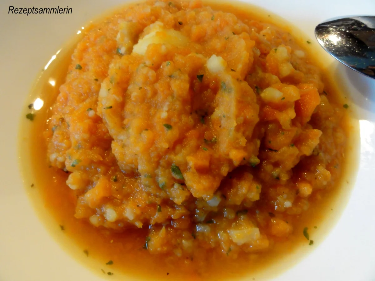 Rezept: Gemüse: MÖHREN (KAROTTEN) EINTOPF ohne Fleisch Bild Nr. 11 Gemüse: MÖHREN (KAROTTEN) EINTOPF ohne Fleisch - Rezept - Bild Nr. 11