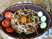 Gebratenes Rindfleisch im Makkaroni-Bett - Rezept - Bild Nr. 2