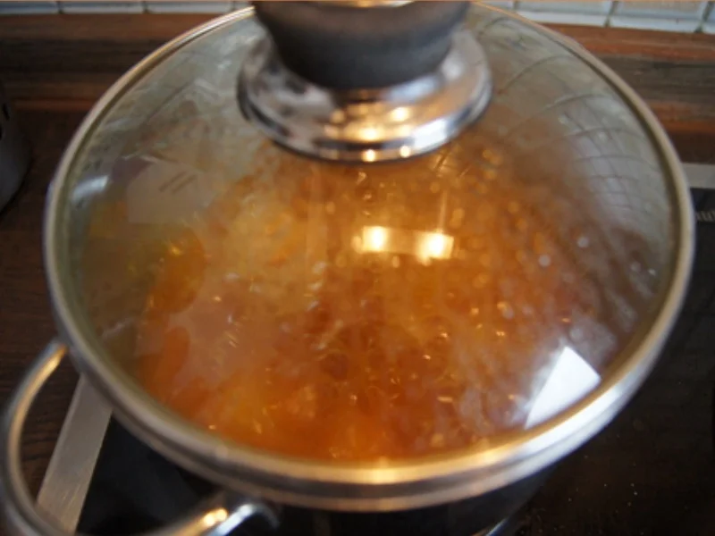 Paniertes Kabeljaufilet mit Schinkenspeck-Buschbohnen und Petersilie-Drillingen - Rezept - Bild Nr. 9