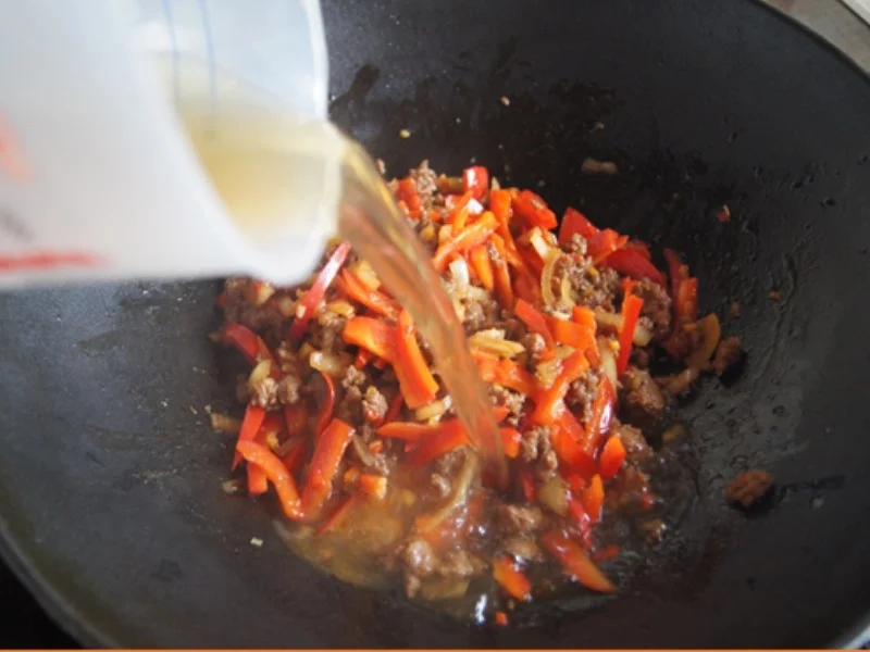 Mie-Nudeln mit Hackfleisch pikant scharf - Rezept - Bild Nr. 10