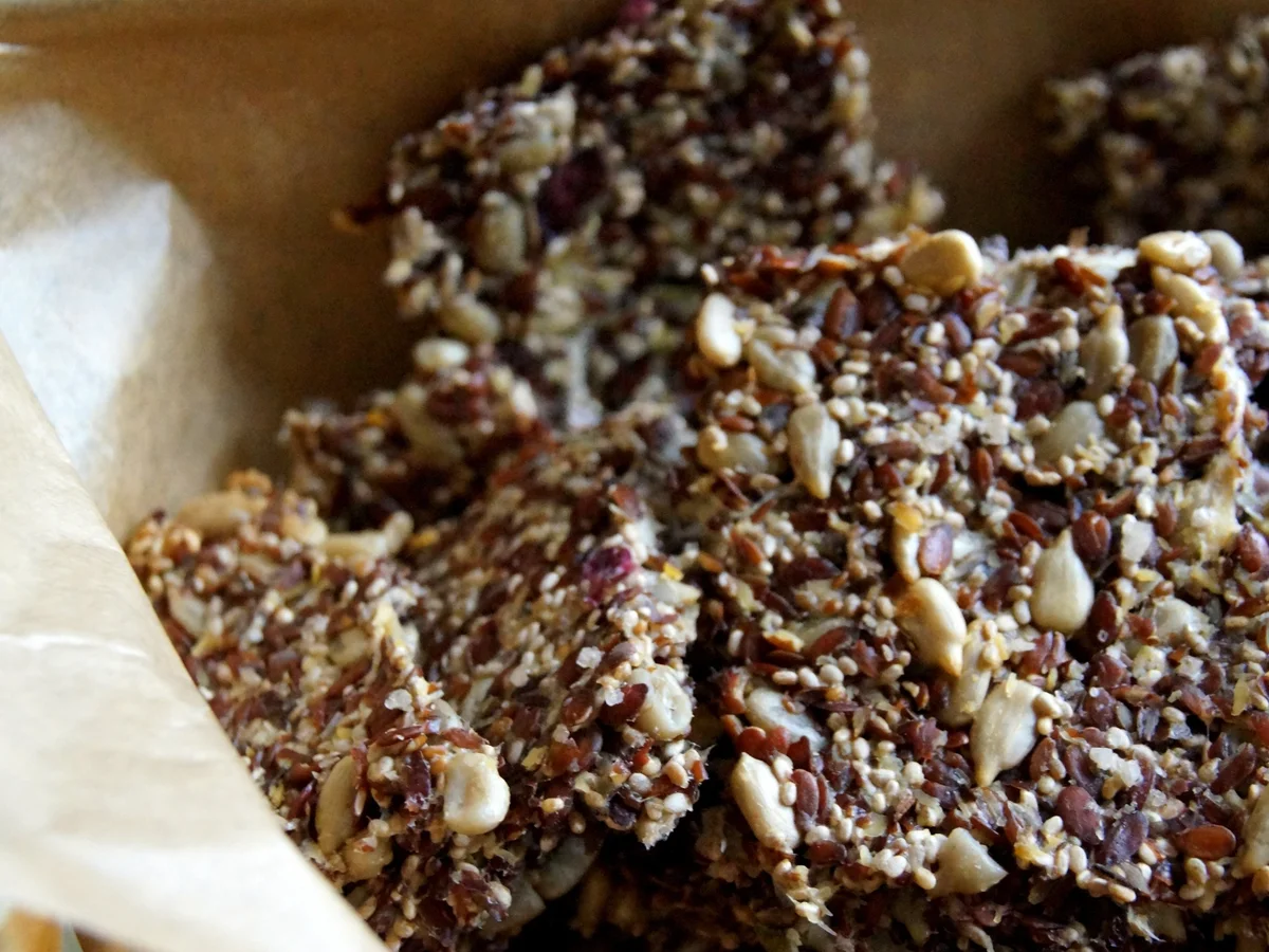 Pikante Kekse: Leinsamen-Kräcker - Rezept - Bild Nr. 2