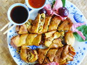 Gefüllte, frittierte Omeletten - Zui Zha Su Juan - Rezept - Bild Nr. 5