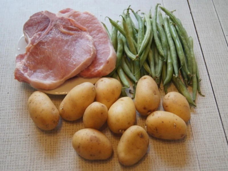 Rezept: Panierte Lummer-Koteletts mit Buschbohnen und Drillingen Bild Nr. 3 Panierte Lummer-Koteletts mit Buschbohnen und Drillingen - Rezept - Bild Nr. 3