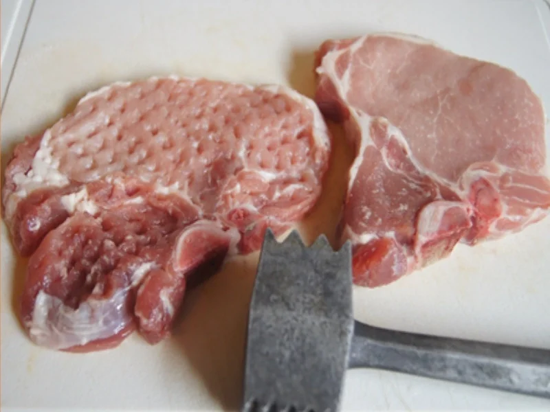 Rezept: Panierte Lummer-Koteletts mit Buschbohnen und Drillingen Bild Nr. 4 Panierte Lummer-Koteletts mit Buschbohnen und Drillingen - Rezept - Bild Nr. 4