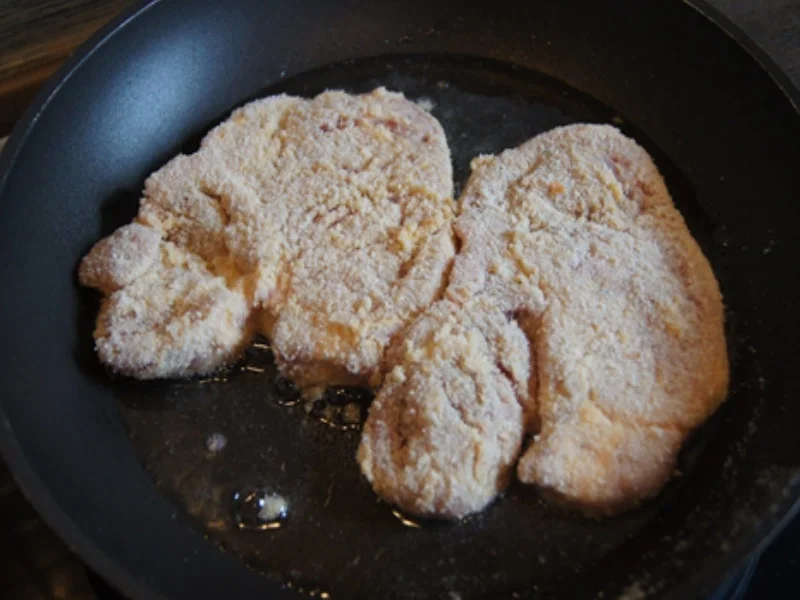 Rezept: Panierte Lummer-Koteletts mit Buschbohnen und Drillingen Bild Nr. 5 Panierte Lummer-Koteletts mit Buschbohnen und Drillingen - Rezept - Bild Nr. 5