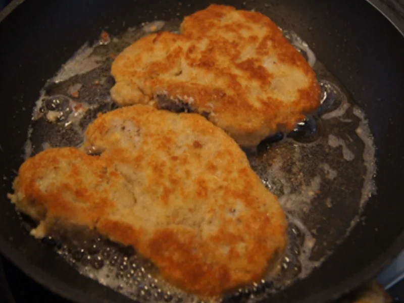 Rezept: Panierte Lummer-Koteletts mit Buschbohnen und Drillingen Bild Nr. 6 Panierte Lummer-Koteletts mit Buschbohnen und Drillingen - Rezept - Bild Nr. 6