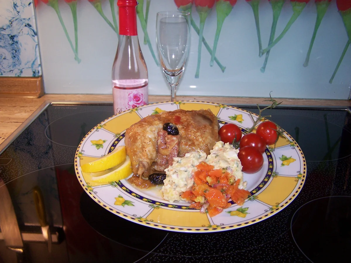 Rezept: Hähnchen Schlegel Pfanne etwas anders Bild Nr. 7 Hähnchen Schlegel Pfanne etwas anders - Rezept - Bild Nr. 7