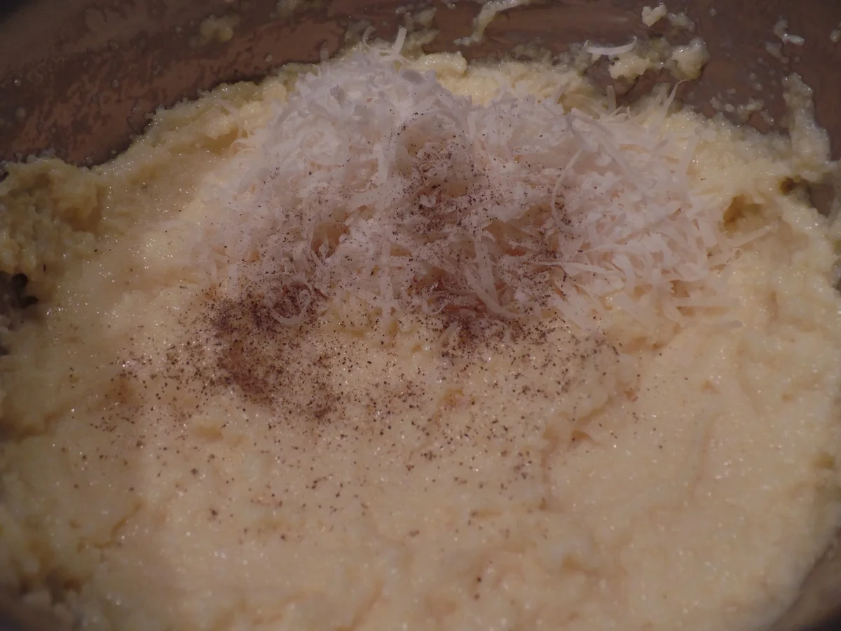Cremige Polenta mit Pilzen - Rezept - Bild Nr. 9866