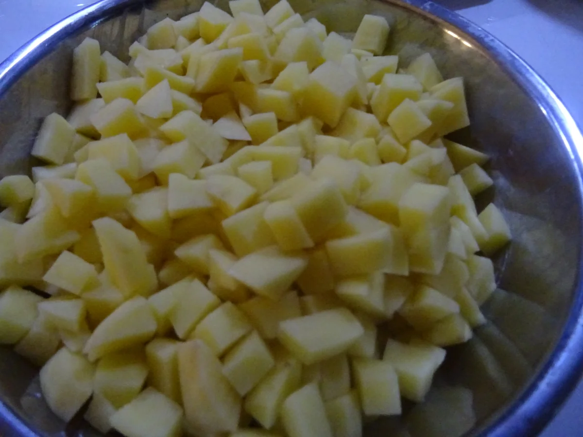 Rezept: Spinat-Kartoffelsotto mit "Wolken-Ei" und Shrimps Bild Nr. 6 Spinat-Kartoffelsotto mit "Wolken-Ei" und Shrimps - Rezept - Bild Nr. 6