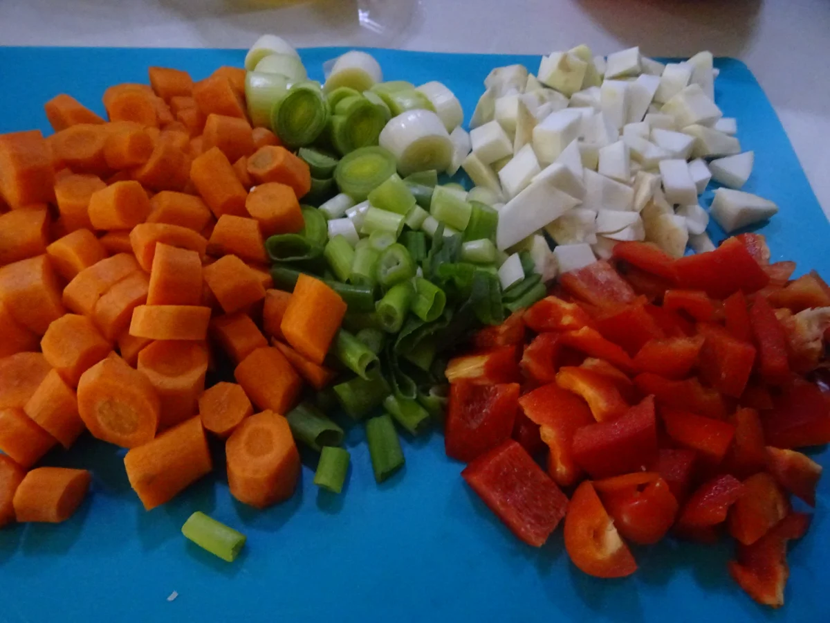 Kaninchen "orientalisch" mit Safran-Reis - Rezept - Bild Nr. 3