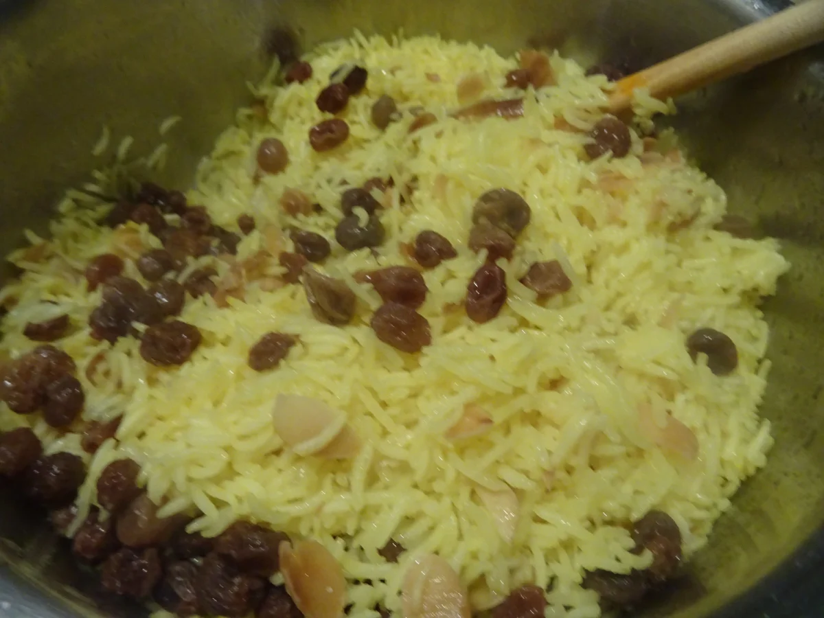 Kaninchen "orientalisch" mit Safran-Reis - Rezept - Bild Nr. 9