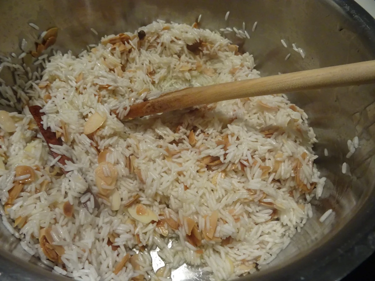 Kaninchen "orientalisch" mit Safran-Reis - Rezept - Bild Nr. 10