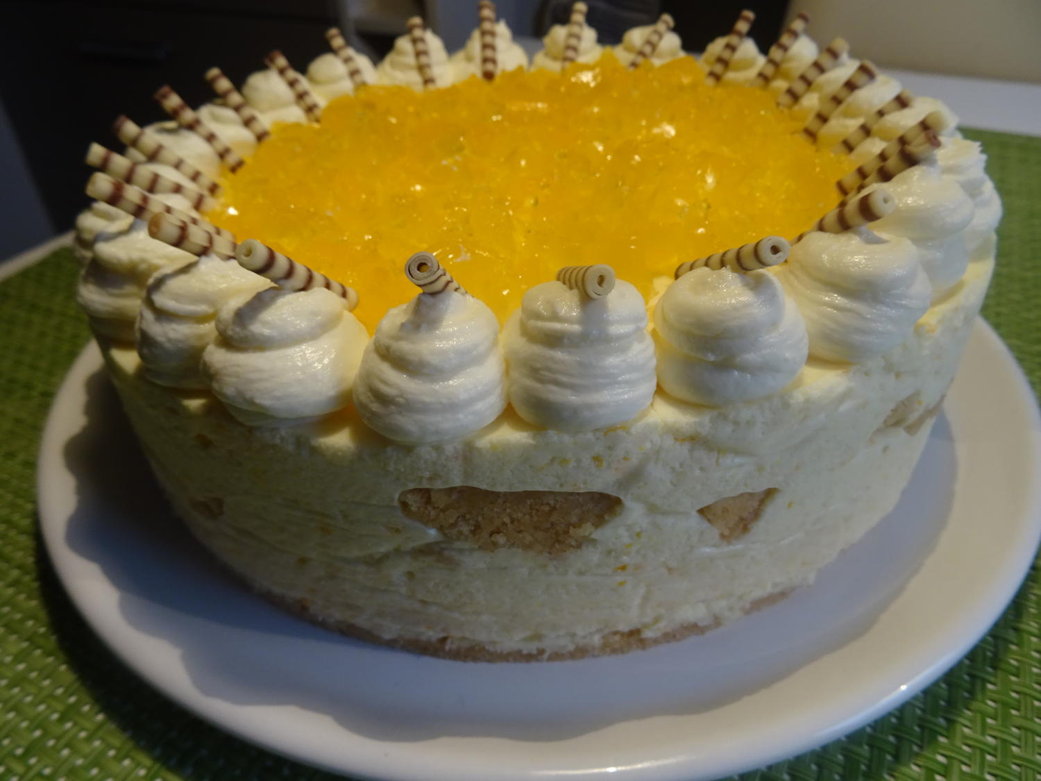 Orangen-Käse-Sahne-Torte - Rezept mit Bild - kochbar.de