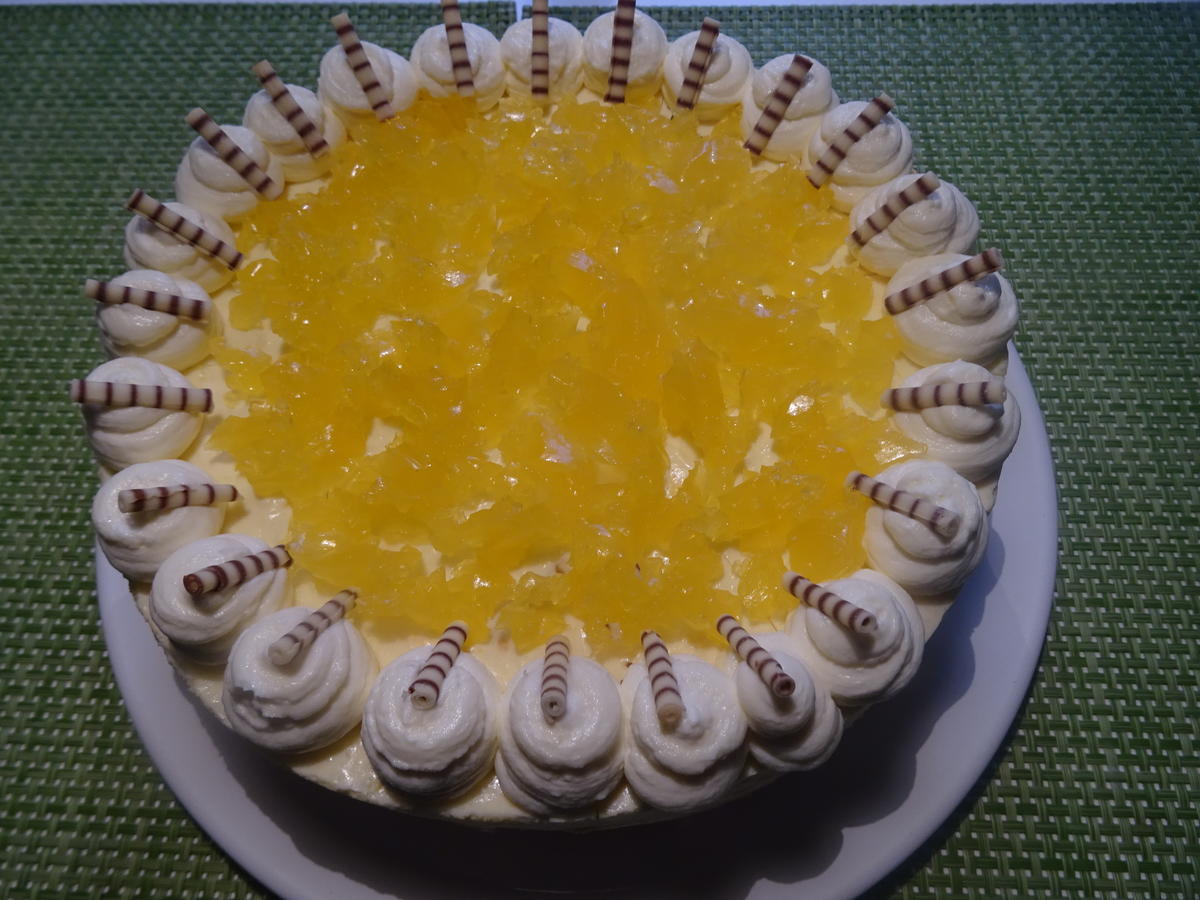 Orangen-Käse-Sahne-Torte - Rezept - Bild Nr. 9864