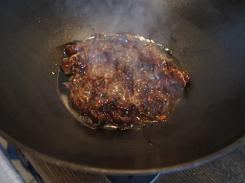 Rindfleisch mit Zuckerschoten im Wok und gelber Basmatireis - Rezept - Bild Nr. 11