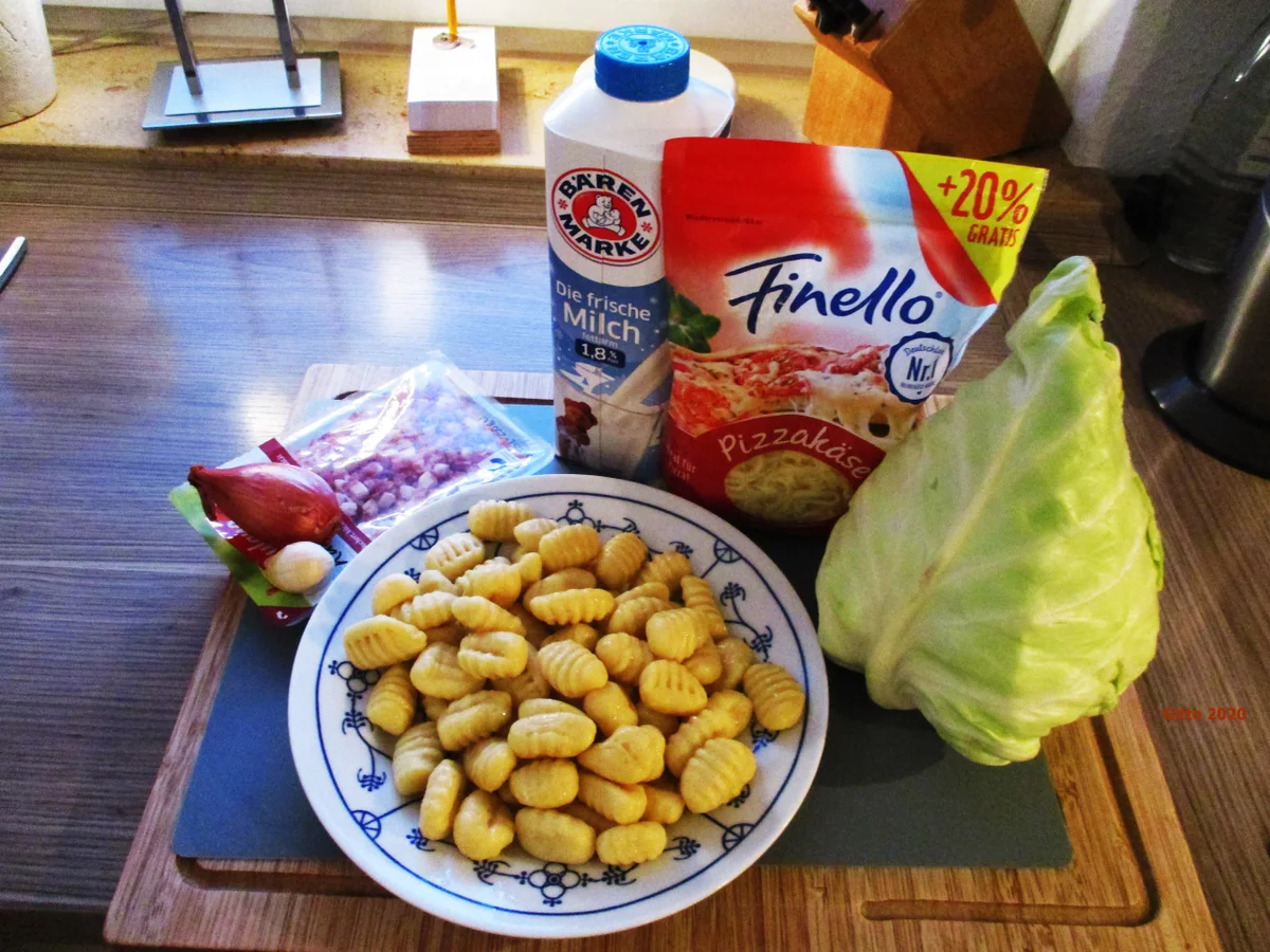 Spitzkohl-Gnocchi-Gratin - Rezept - Bild Nr. 3