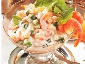 Rezept: Shrinps Cocktail mit Spargel Shrinps Cocktail mit Spargel - Rezept