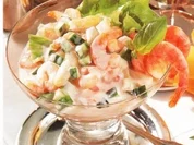 Shrinps Cocktail mit Spargel - Rezept