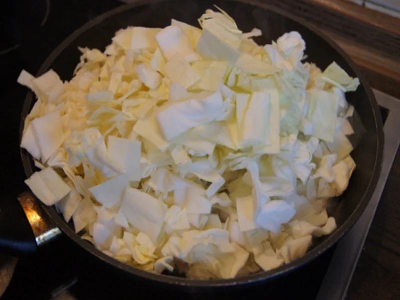 Rezept: Geschmorter Spitzkohl mit Hähnchenbrustfilet Bild Nr. 6 Geschmorter Spitzkohl mit Hähnchenbrustfilet - Rezept - Bild Nr. 6