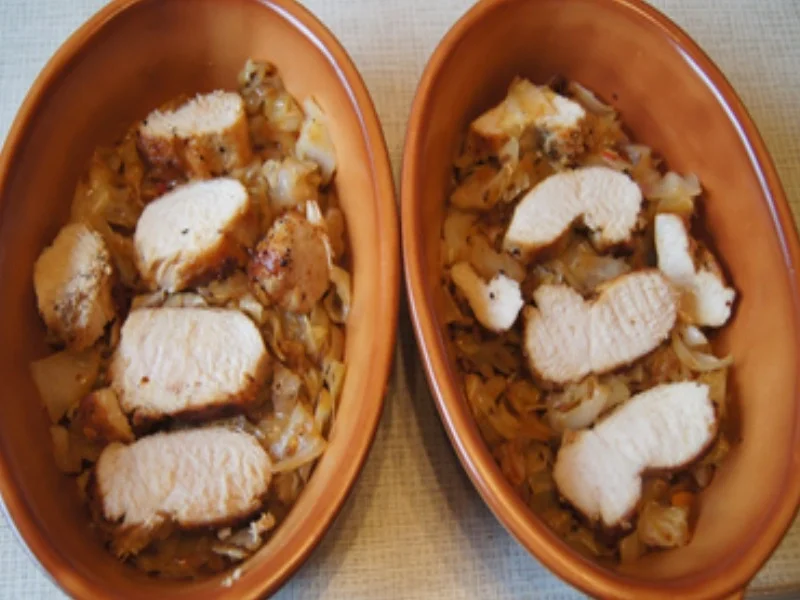 Rezept: Geschmorter Spitzkohl mit Hähnchenbrustfilet Bild Nr. 14 Geschmorter Spitzkohl mit Hähnchenbrustfilet - Rezept - Bild Nr. 14