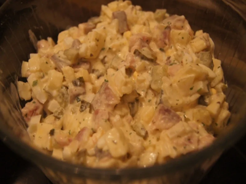 Apfel-Matjesfilet-Salat mit Pellkartoffeln - Rezept - Bild Nr. 12