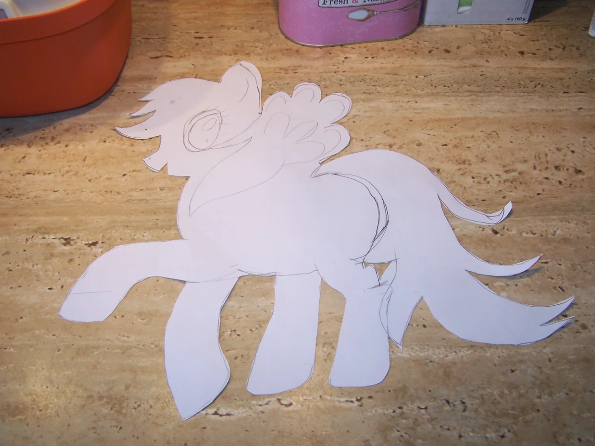 Geburtstags Kuchen für meine kleine Enkelin Marie , Rainbow Dash Pony - Rezept - Bild Nr. 13