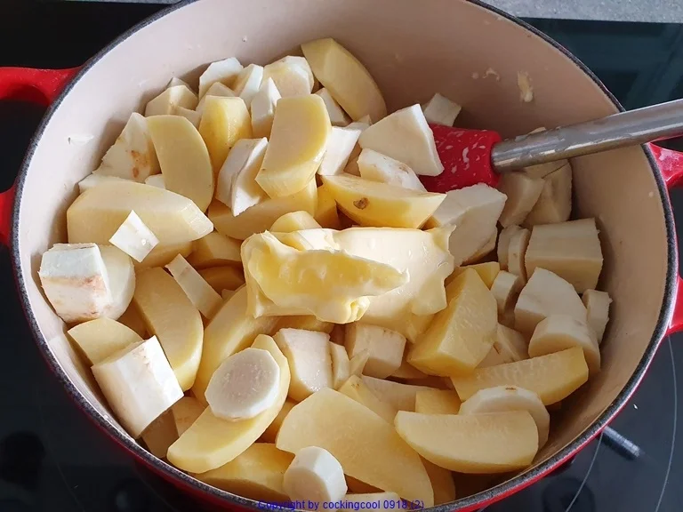 Rezept: Pastinaken Kartoffel Turm = Rezeptbau NR. 1 Bild Nr. 4 Pastinaken Kartoffel Turm = Rezeptbau NR. 1 - Rezept - Bild Nr. 4