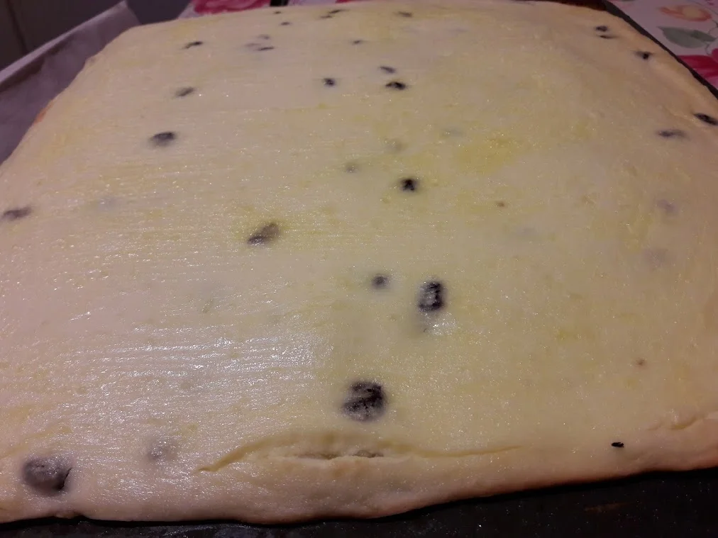 Typisch Lausitzer Quarkkuchen vom Blech, mit Kartoffeln und Leinöl - Rezept - Bild Nr. 14