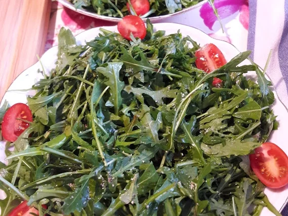 Rucola mit Champignons - Rezept - Bild Nr. 5