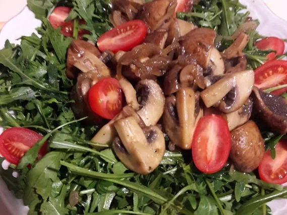 Rucola mit Champignons - Rezept - Bild Nr. 9