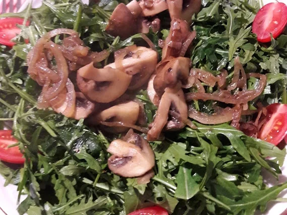 Rucola mit Champignons - Rezept - Bild Nr. 10