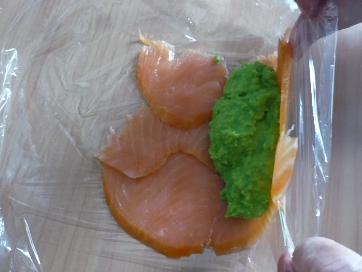 Chicoree mit Räucherlachs und Erbsen - Rezept - Bild Nr. 7