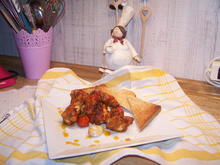 Hähnchen Teile mit Tomaten u. Knoblauch - Rezept - Bild Nr. 2