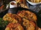Zwiebel-Fleischkäse mit Senfhaube - Rezept