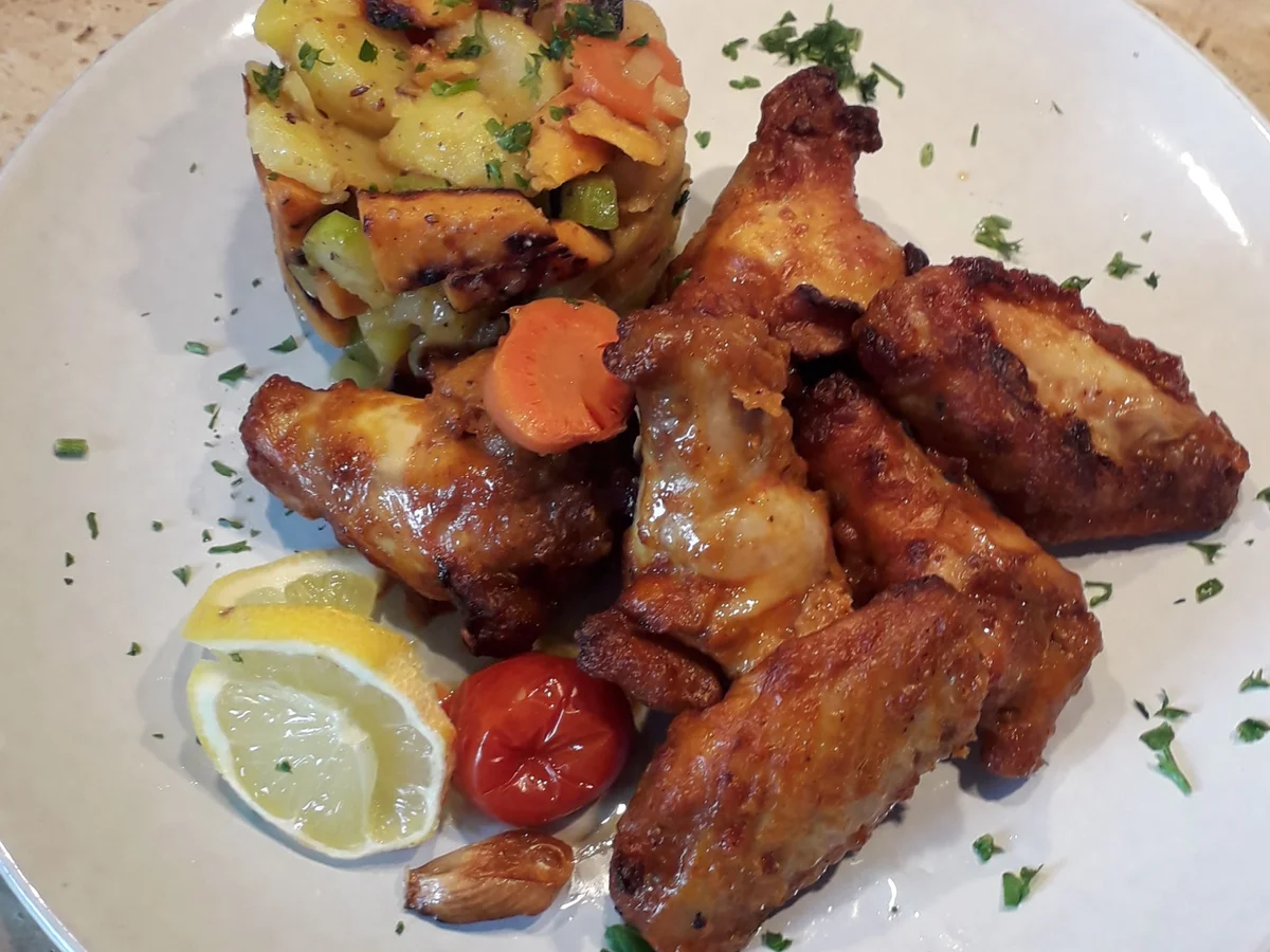 Chicken-Wings Teil 2 mit Beilage - Rezept - Bild Nr. 2