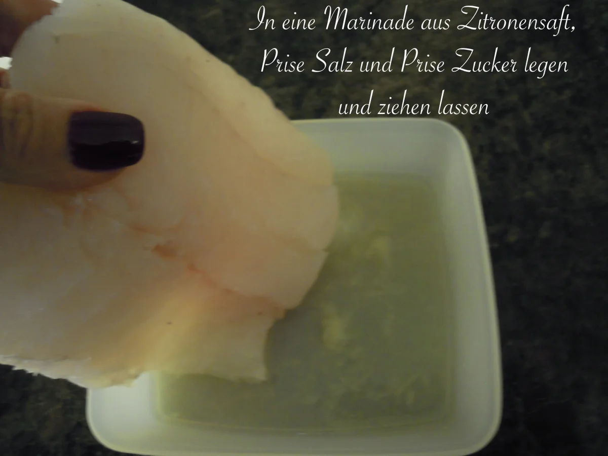 Skrei mit Rote-Beete-Orangen-Püree und CousCous - Rezept - Bild Nr. 6